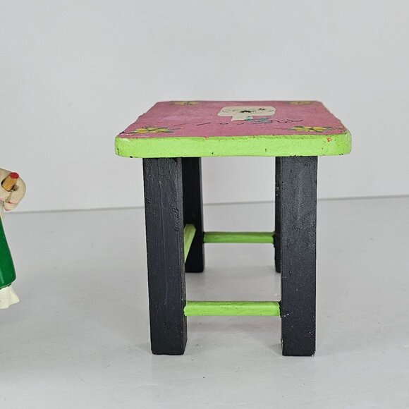 Oaxacan Folk Art Anthropomorphic Goat Man Table Mezcal Bottles Inocencio Vasquez - Picture 14 of 16